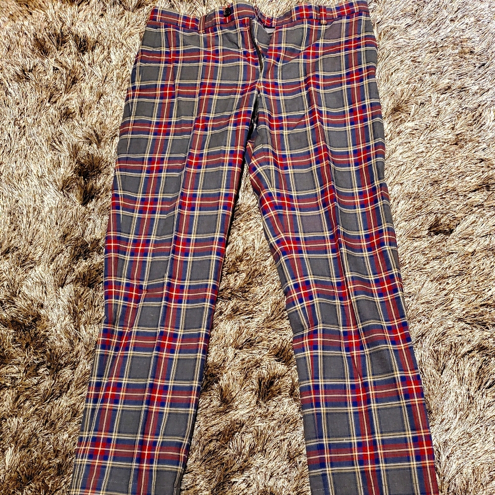 Plaid trousers